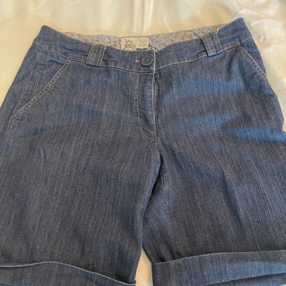 Ivy Jane High Waist Blue Shorts